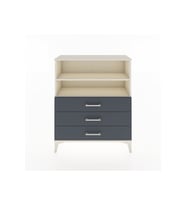 Arges Şifonyer 2 Raflı 3 Çekmeceli 88x30x106 Aytaşı-Antrasit