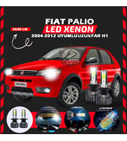 Fiat Palio 2004-2012 Uzun Far Uyumlu Şimşek Etkili Led Xenon Pro Series H1