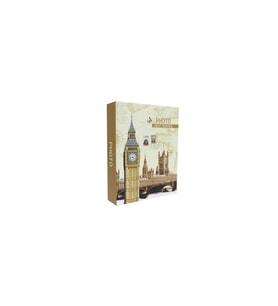 GünTech 10X15 200 Lük Ülkeler Desenli Fotoğraf Albümü (Saat Kulesi)