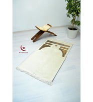 Kabe Örtüsü Şönil Seccade (Krem)