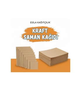 A4 Kraft Saman Kağıdı Paketleme Hobi Etiket Kağıdı 130 gram 100 Adet (0,81KG)
