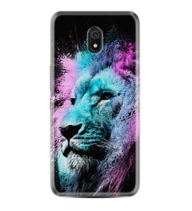 Xiaomi Redmi 8A 8 Pro 9C 9T 10C 11T Pro Kılıf Desenli Silikon Pink Blue Leon 1603