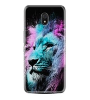 Xiaomi Redmi 8A 8 Pro 9C 9T 10C 11T Pro Kılıf Desenli Silikon Pink Blue Leon 1603