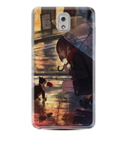 Samsung Note 3 4 5 8 9 20 Ultra 10 Lite Kılıf Desenli Silikon Kız ve Kedi 1762