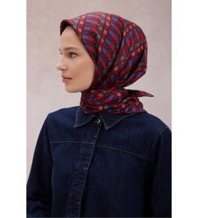 Belli % 100 Twill İpek Eşarp 4223D 86