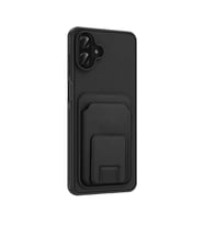 Galaxy A07 Kılıf Kartlıklı TPU Bikart Kılıf (Siyah)
