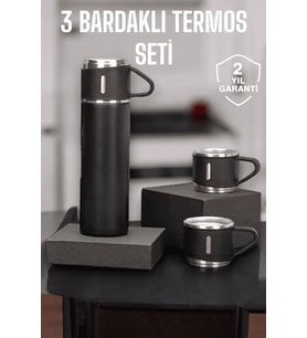 500 ml Kapasiteli Taşınabilir Basınçlı Termos Seti Günlük Kullanım için İdeal