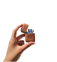 Deri Kılıflı Zippo Model Çakmak  Çakmak 5685 (Camel)
