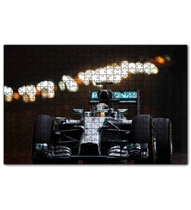 Cakapuzzle Lewis Hamilton Formula 1 2019 Yarışı Görseli Puzzle Yapboz MDF (Ahşap) (120 Parça)