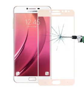 SM Galaxy C8 J7+ Plus 3D Full Kaplama Kırılmaz Cam Ekran Koruyucu-(5775) - HUOBPS6558-4700