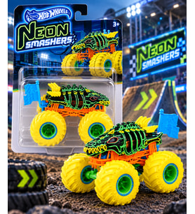 Hot Wheels Trucks Neon Skelesaurus