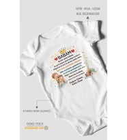 Babam doğum günün kutlu olsun Kısa Kollu Bebek Body %100 Pamuk