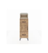 Kronos Dolap 2 Raflı 2 Çekmeceli Tek Kapaklı 44x59x134 Aytaşı-Çam