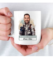 En Başarılı Erkek Kameramana hediye Karikatürlü Kupa Bardak