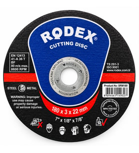180x3x22 mm Metal Kesici Disk