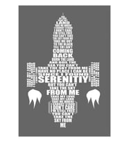 Serenity Tablo Ahşap Poster Dekoratif