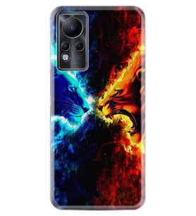 INFINIX Note 11 Pro Note 10 Hot 9 Play Kılıf Desemli Silikon Red Blue Leon 1714