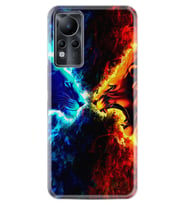 INFINIX Note 11 Pro Note 10 Hot 9 Play Kılıf Desemli Silikon Red Blue Leon 1714