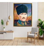 ÇERÇEVELİ ATATÜRK TABLO S559