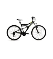 Bisan MTS4300 24 Jant 21 Vites Amortisörlü Dağ Bisikleti 40cm Siyah - Sarı (Siyah-Sarı)