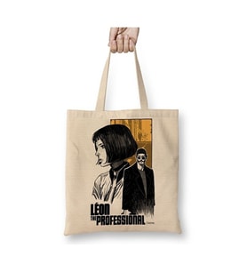 Leon The Professional Bez Çanta Uzun Saplı Alışveriş Çantası Plaj Çantası (Beyaz)