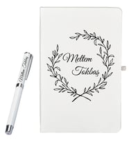 Arkadaşa Hediye Kişiye Özel Defter ve Roller Kalem Hediye Seti