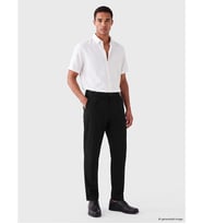 LCW Vision Siyah Regular Fit Gabardin Erkek Pileli Pantolon