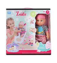 Babydoll My Love Sesli Ağlayan ve Çiş Yapan Bebek Seti - 35 cm Mama Sandalyeli