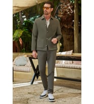 Yan Cep Keten Slim Fit Keten Karışımlı Jogger Pantolon 1003260169