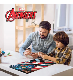 Captain America 300 Parça Puzzle 35584 - Metal Kutu