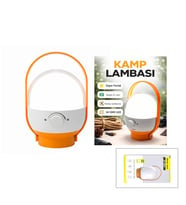 34 LED KAMP LAMBASI - FENER USB ŞARJLI AYARLANABİLİR IŞIK 4.8W - 2400mAh ST-5661 (5343)