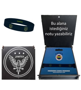 Fenerbahçe Lisanslı Logolu Hediye Ahşap Kutulu Bileklik