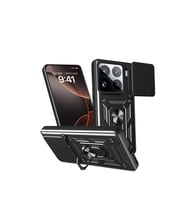Mi 15 Pro Kılıf Pars Lens Yüzüklü Silikon - Siyah