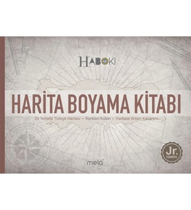 Harita Boyama Kitabı 20 Tematik Türkiye Haritası