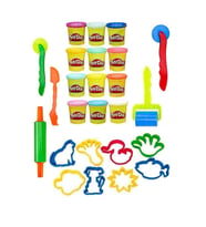 Oyun Hamuru 12 Renk Merdane Şekiller Set Play Doh Oyun Hamuru Seti 12 Renk Merdane ve Şekiller (Karışık)