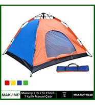 2.2*2.5*1.5m 6-7 Kişilik Manuel Çadır