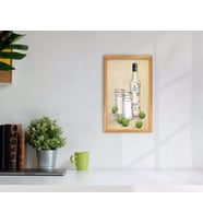 BK Home Rakı Tasarımlı Dekoratif Retro Ahşap Tablo-6