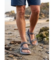Günlük Unisex Cırtlı Sandalet Rahat Hafif Tabanlı Outdoor Esnek  Ayakkabı 125M