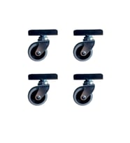 Furç Uzun-Sunta Bilyalı Teker - 20x50 - Gri - 18MM HKS184 - 4 Adet