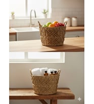OVAL ORGANİZE SEPET ORTA 36x24x25 cm