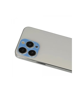 Newface Apple iPhone 13 Pro Max Rainbow Kamera Lens Koruma Cam - Mavi