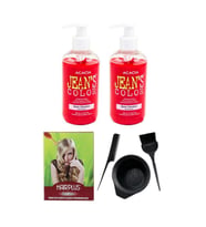 Jeans Color Saç Boyası Gül Kurusu 250 ml 2 Adet + Boya Seti
