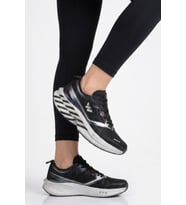 Walkway Siyah-Gümüş Hafif Esnek Unisex Koşu Yürüyüş ve Spor Ayakkabı Space G