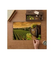 Üzüm Bağları Tasarımı 240 parça Ahşap Puzzle Ahşap Kutuda MP10931