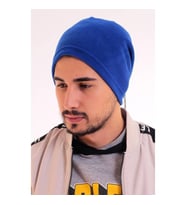 Mavi Unisex Erkek Kadın Polar Boyunluk Bere