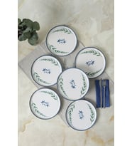 Keramika Daphne Nordic Pasta Tabağı 22 Cm 6 Adet 22923 (Çok Renkli)