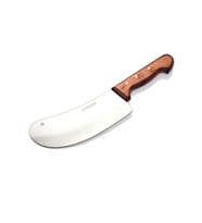 Bursa Paslanmaz Mutfak Soğan Satırı, Börek Bıçağı No:2, 18 cm - Ahşap Sap