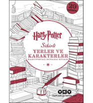 Harry Potter Sihirli Yerler ve Karakterler - Kartpostal Boyama Kitabı