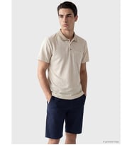 LCWAIKIKI Classic Bej Polo Yaka Erkek Tişört