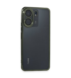 Xiaomi Redmi 13c Kılıf Razer Lensli Silikon - Yeşil